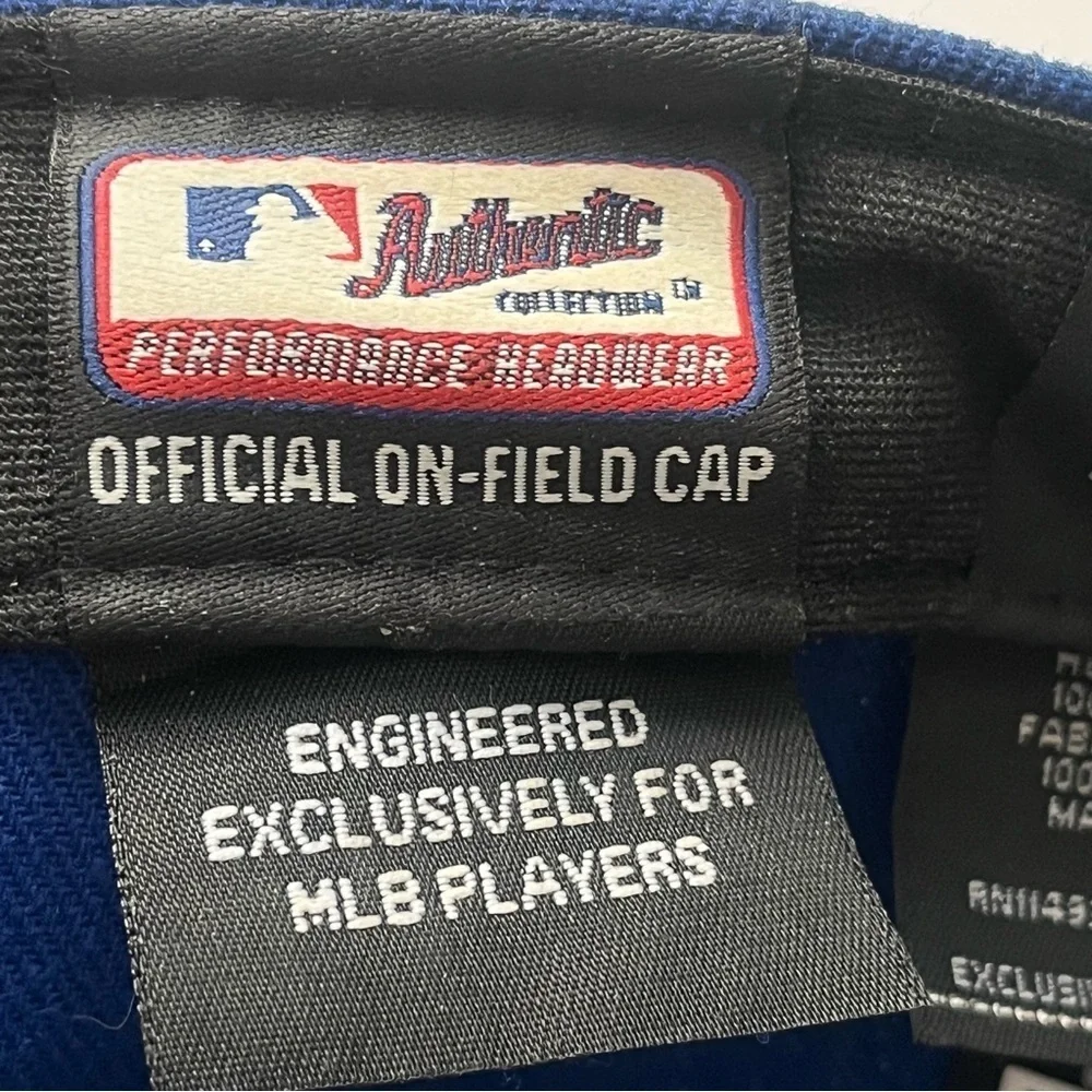 Chicago Cubs Official MLB Players On-Field Cap New Era 59FIFTY Size 7.5 Fitted